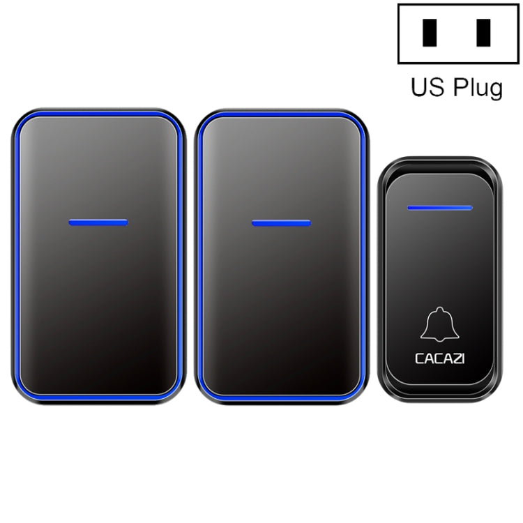 CACAZI A68-2 One to Two Wireless Remote Control Electronic Doorbell Home Smart Digital Wireless Doorbell CACAZI A68-2 One to Two Wireless Remote Control Electronic Doorbell Home Smart Digital Wireless Doorbell